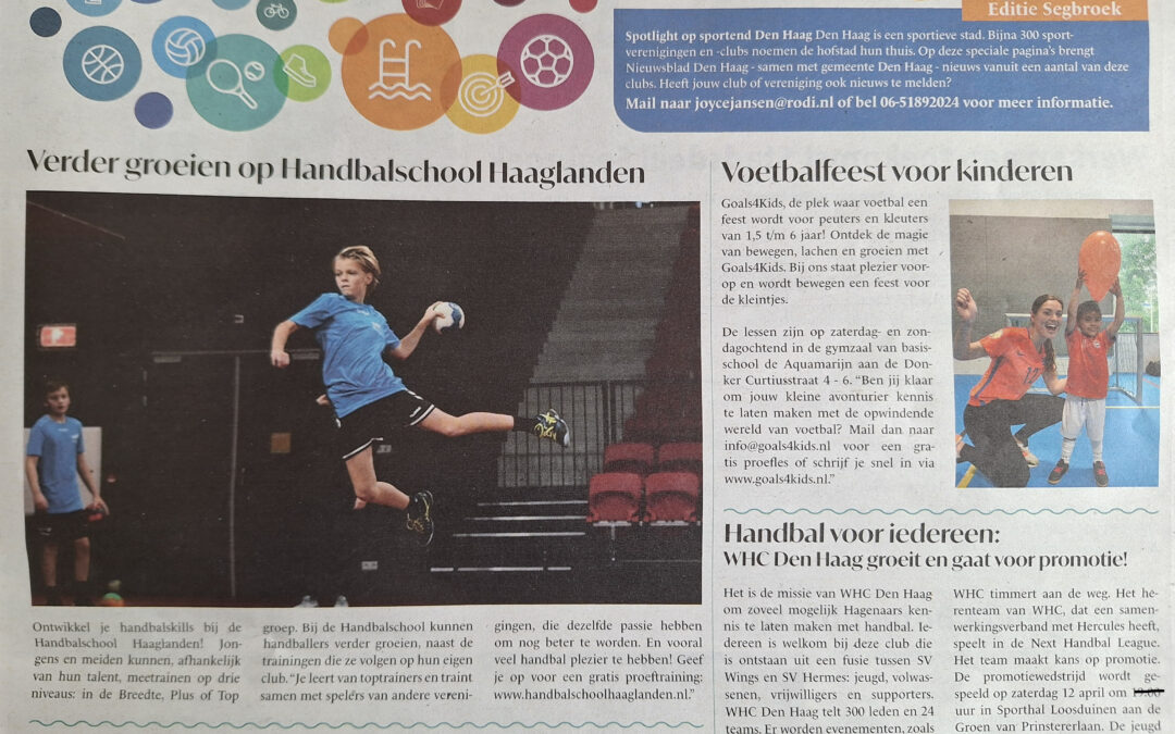 Let op: gewijzigde tijden voor het handbalspektakel in Sporthal Loosduinen! 🏐🔥
