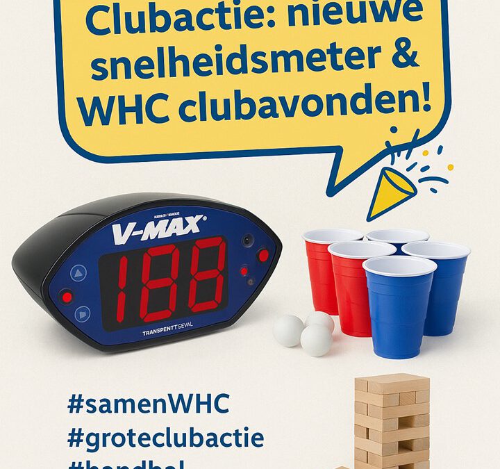 📢 Aanstaande zaterdag 20 september start de Grote Clubactie!