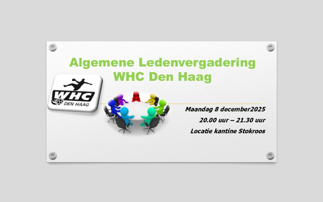 ALV WHC Maandag 8 december
