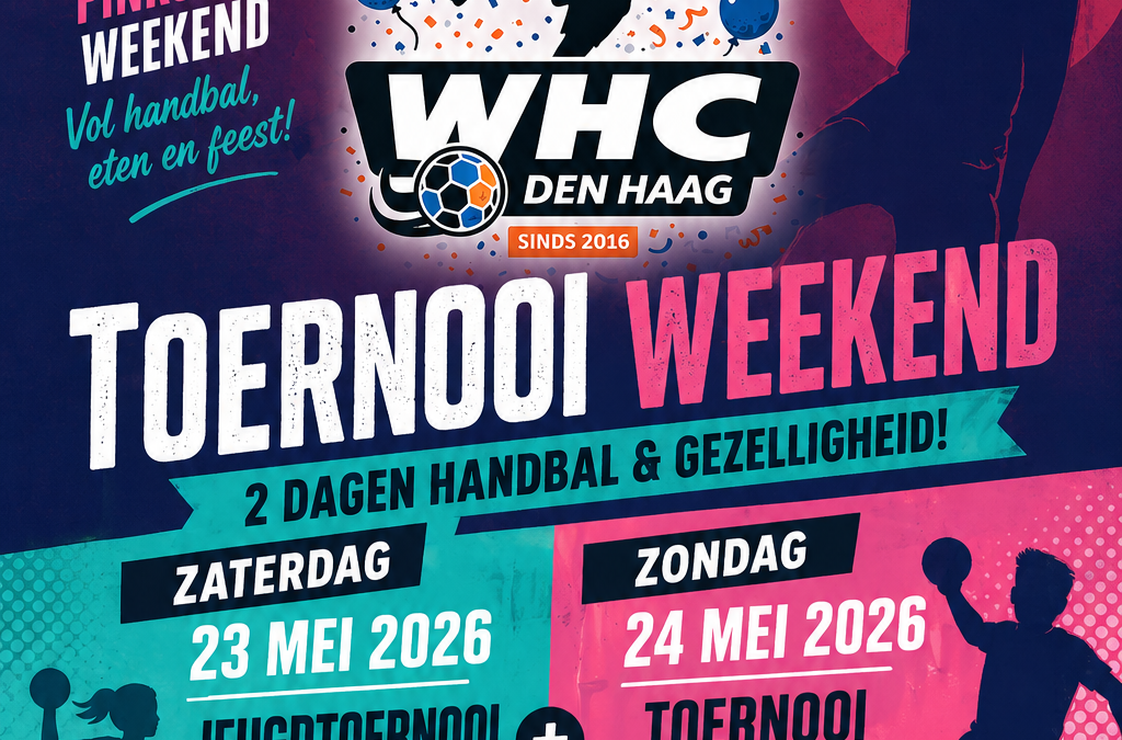 WHC 10 jaar – dat vieren we samen tijdens het Pinksterhandbaltoernooiweekend