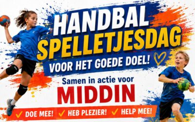 Handbal Spelletjesdag bij WHC voor het Goede Doel: Middin